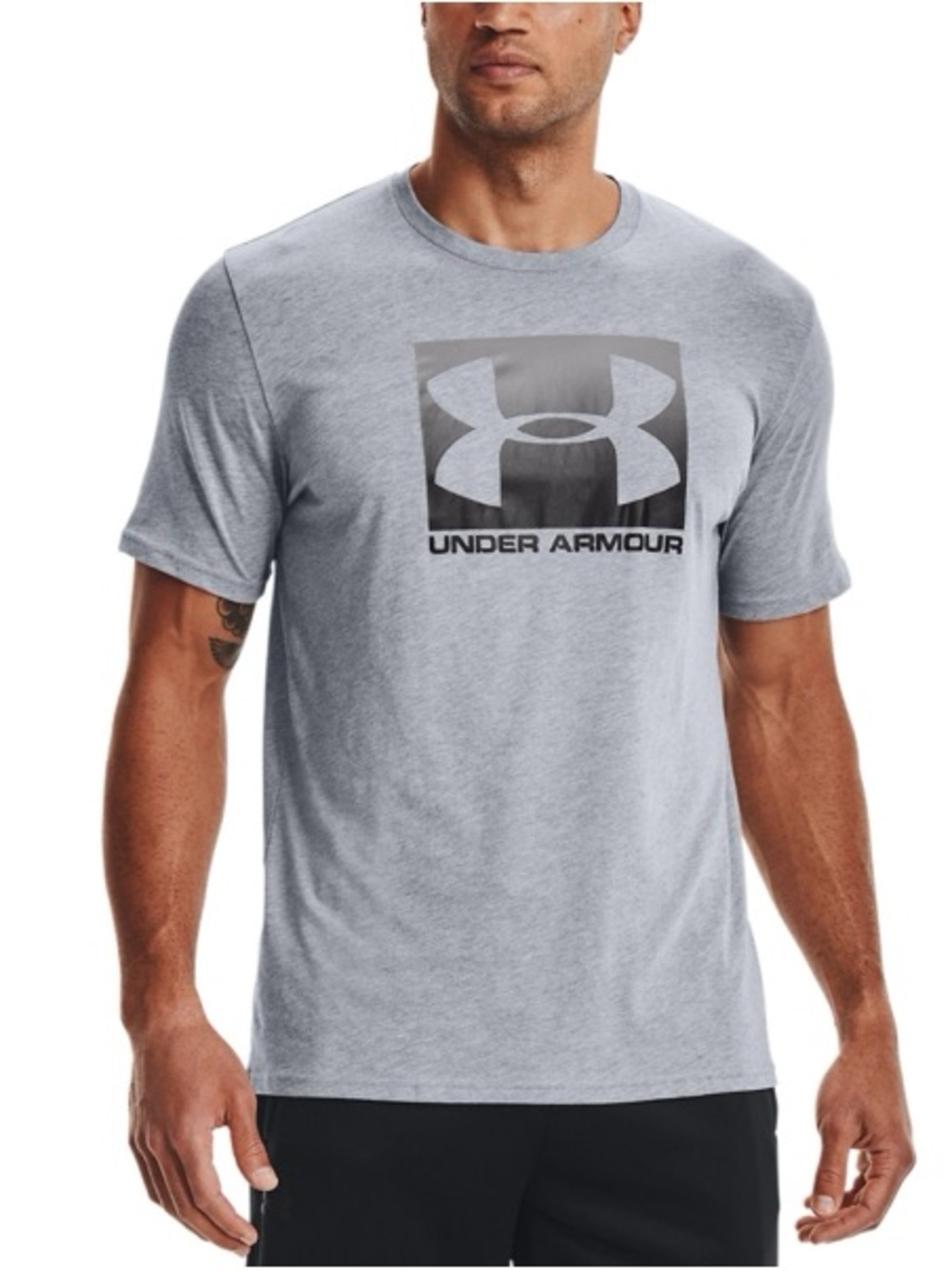 Under Armour Men’s XL Gray Boxed Logo Graphic T-Shirt